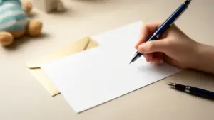 Pisanie życzeń dla dziecka: czy piszemy narazie czy na razie w korespondencji